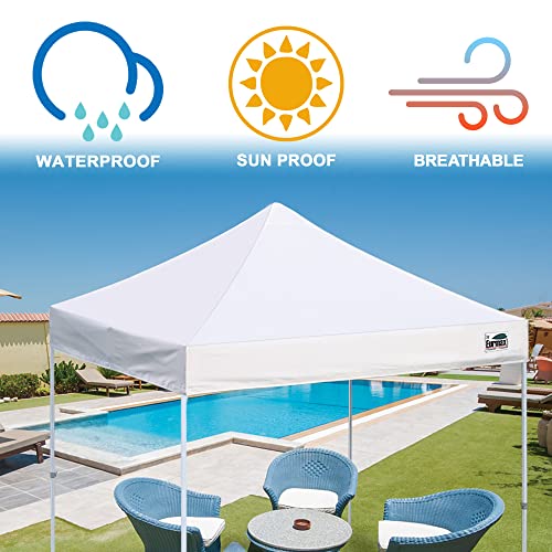 10x10 Pop Up Canopy Tent Top Cover with 4PC Pack Canopy Weight Bag